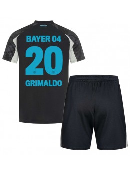 Bayer Leverkusen Alejandro Grimaldo #20 Replika Tredje Kläder Barn 2024-25 Kortärmad (+ byxor)